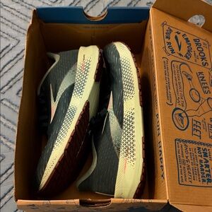 Brooks Running Shoes in Dark Gray and White